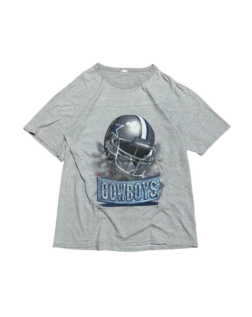 Vintage 90s Dallas Cowboys Helmet Graphic Tee